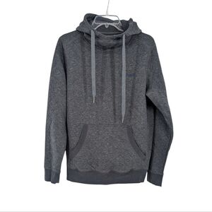 Marmot Quilted Pullover Funnel Neck Hoodie Grey Size Small Unisex